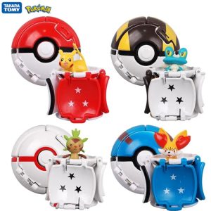 4-Piece TOMY Pokémon Elf Ball Collection