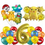Pokémon Balloon Set Birthday Party Decoration Supplies
