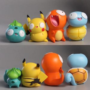 Pokémon Pikachu Bulbasaur Charmander Squirtle Figure Set