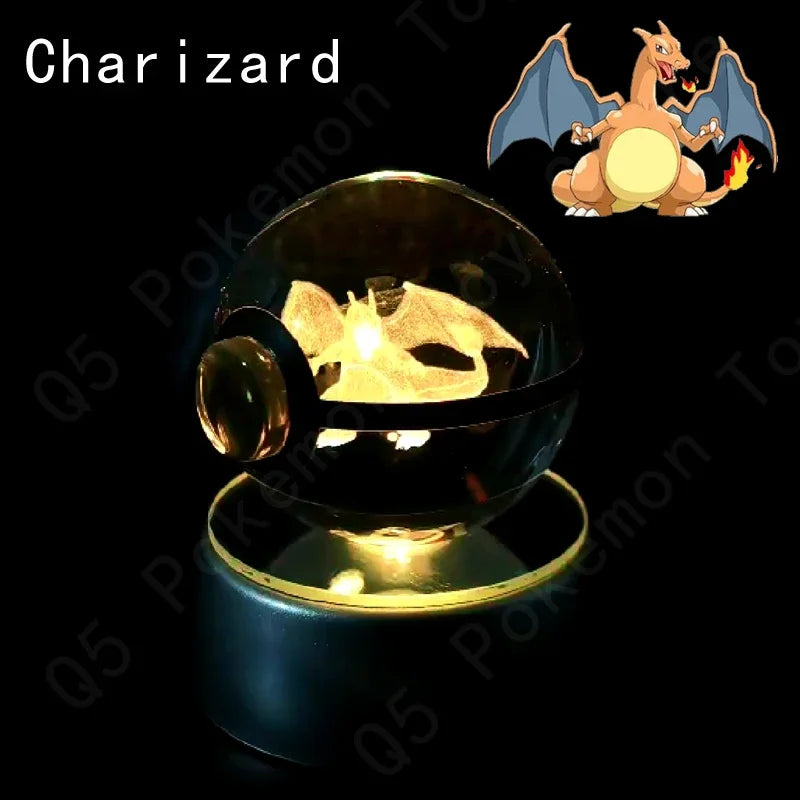 3D Pokémon Crystal Ball with LED Lamp Base - Image 37