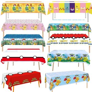 Pokémon Birthday Party Decorative Tablecloth Cover