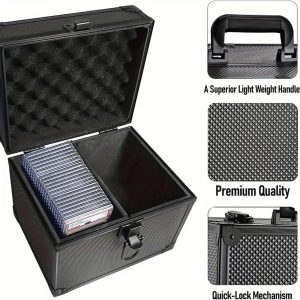 Graded Card Storage Box Organizer Collectible Holder Case
