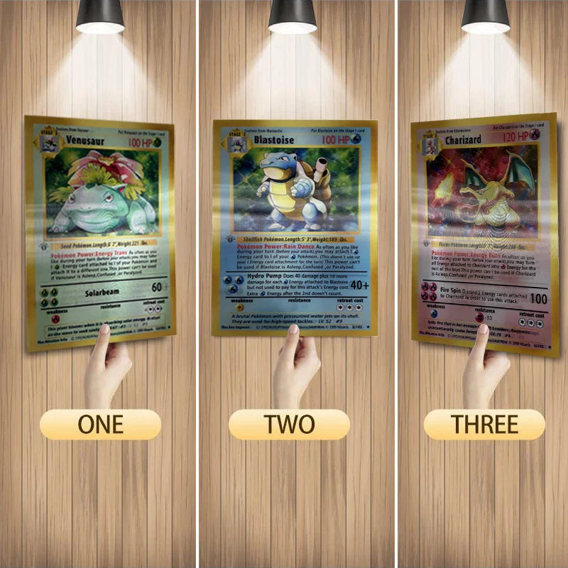 Anime 3D Lenticular Pokémon Collector Poster Set