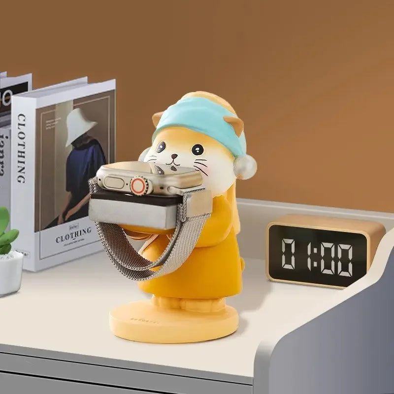 Kawaii Snorlax Apple Watch Charger Stand Holder - Image 6