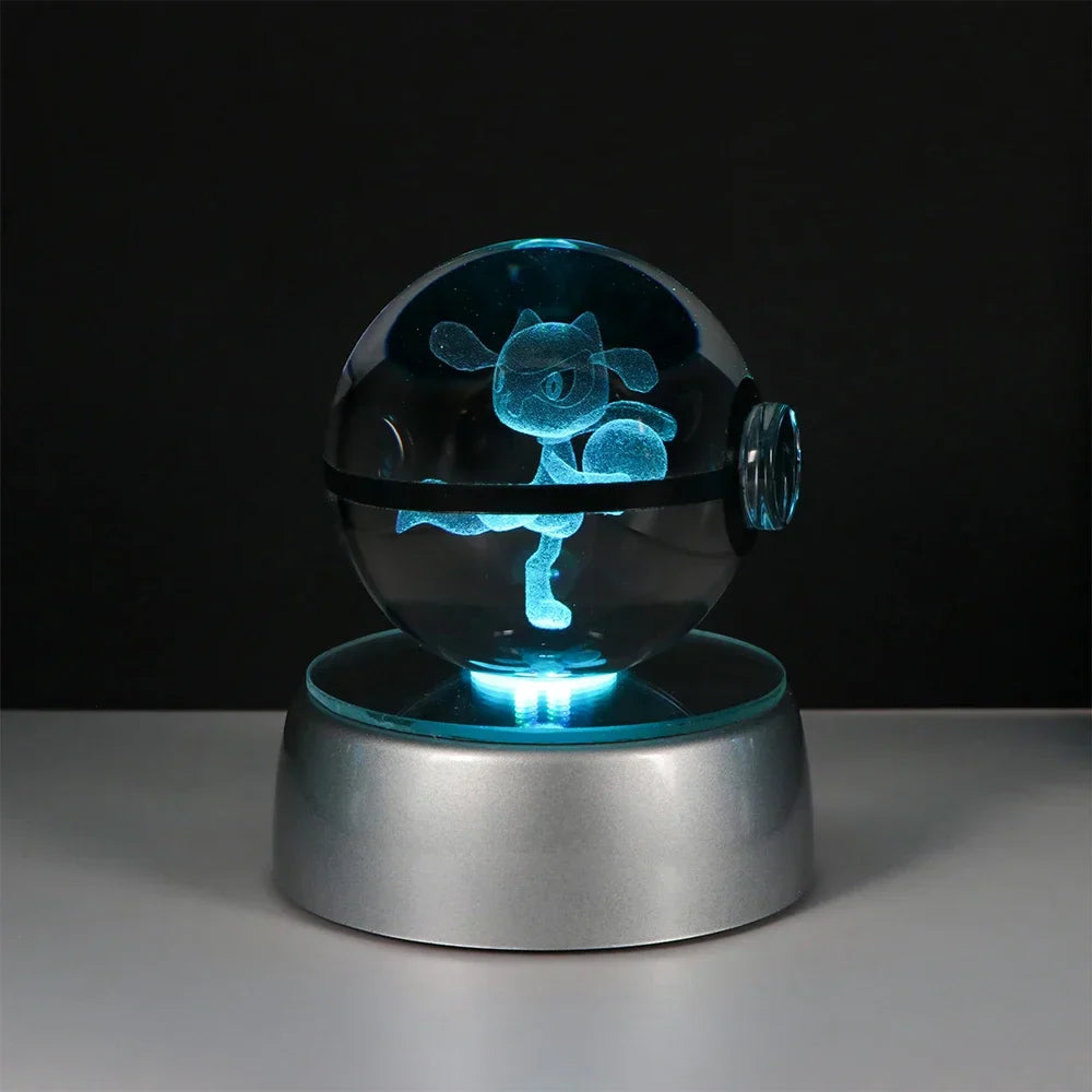 Pokémon 3D Crystal Ball LED Night Light - Image 7