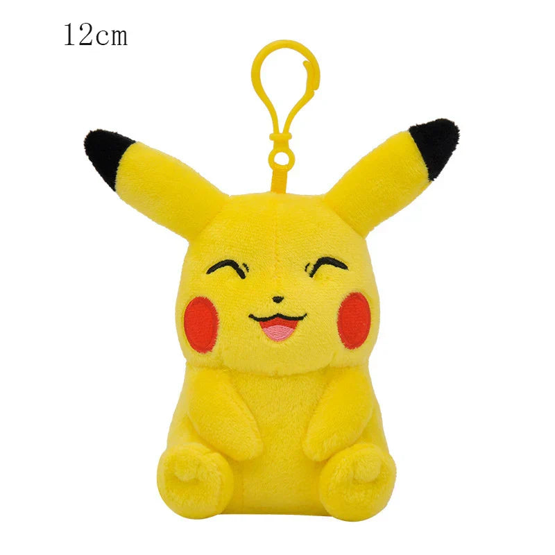 Pikachu & Friends Plush Keychain Collectible Set - Image 3