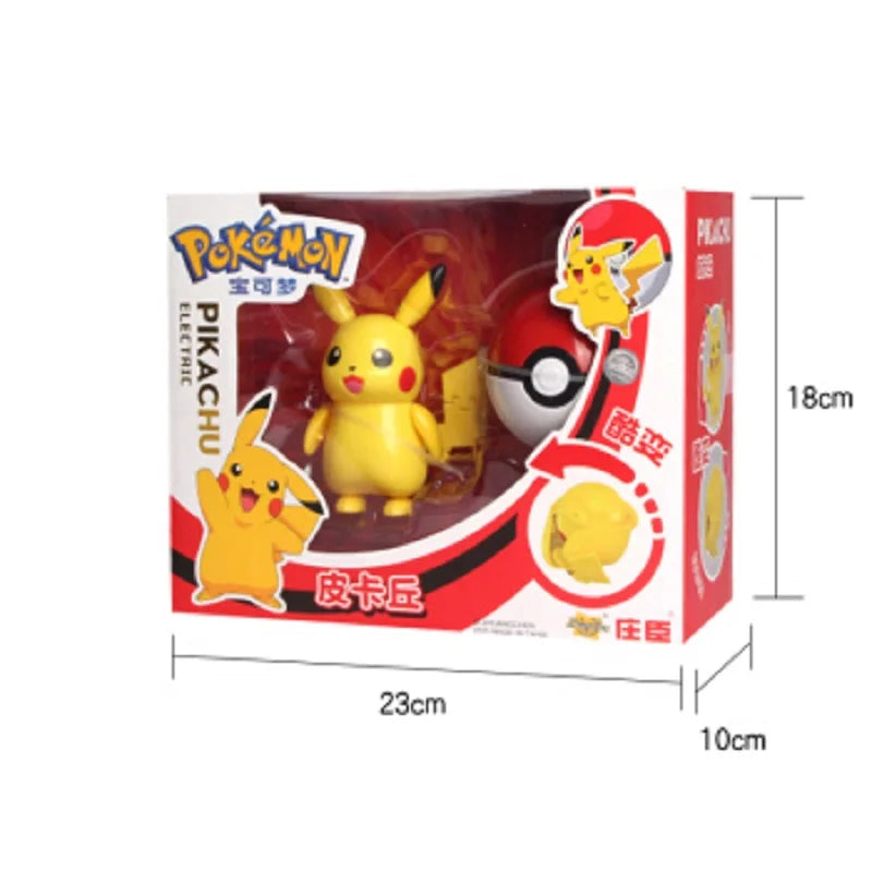 Genuine Pokémon Transformation Figure Collectible Toy Set - Image 2