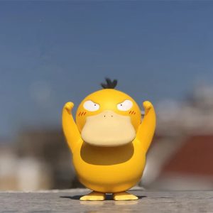 Cute Psyduck Fighting Action Figure Toy Set