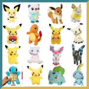 Pikachu Plush Doll 20–28cm Cute Collectible