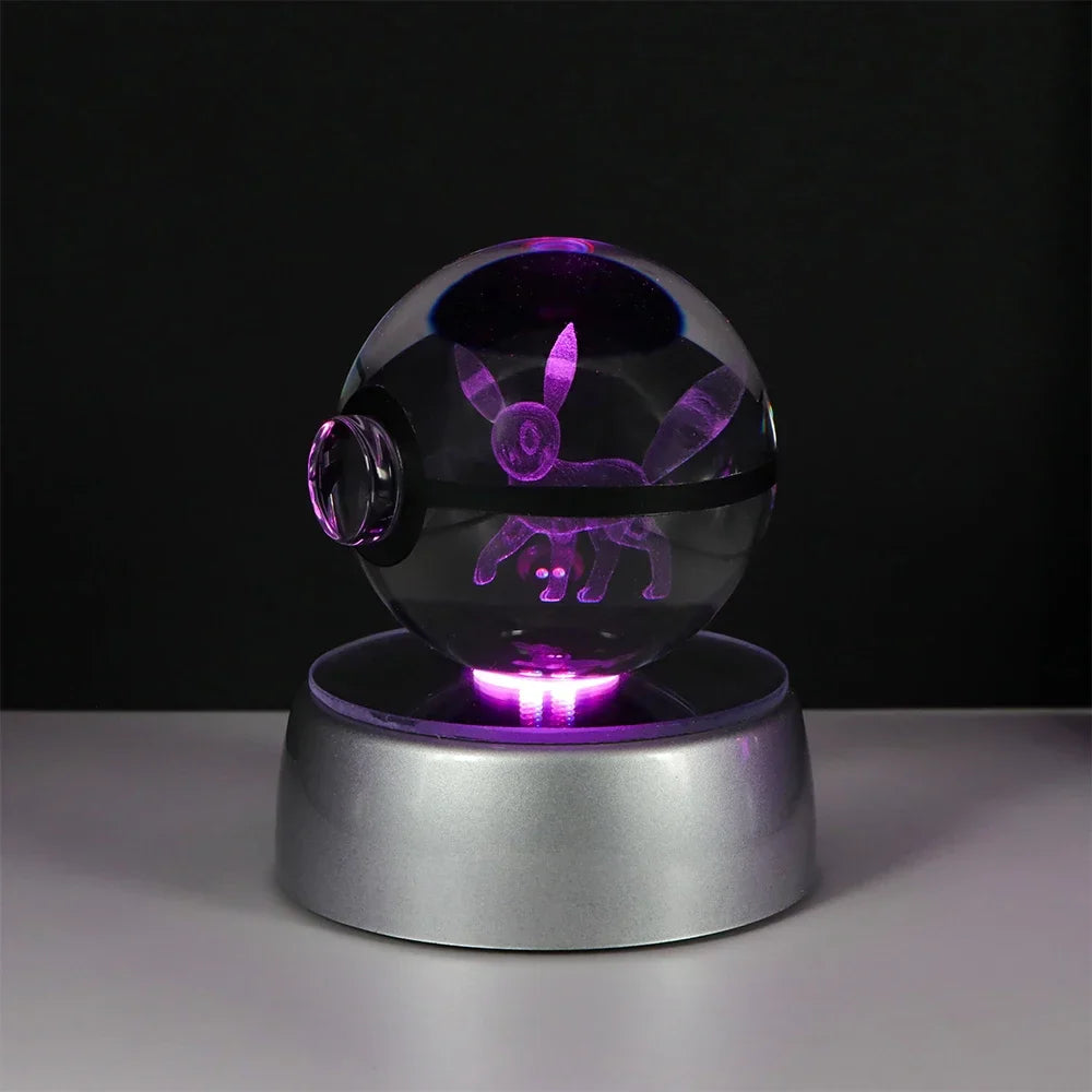 Pokémon 3D Crystal Ball LED Night Light - Image 12