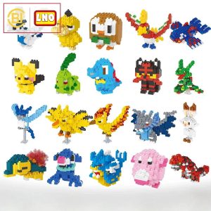 DIY Pokémon Mini Building Blocks Toy Set