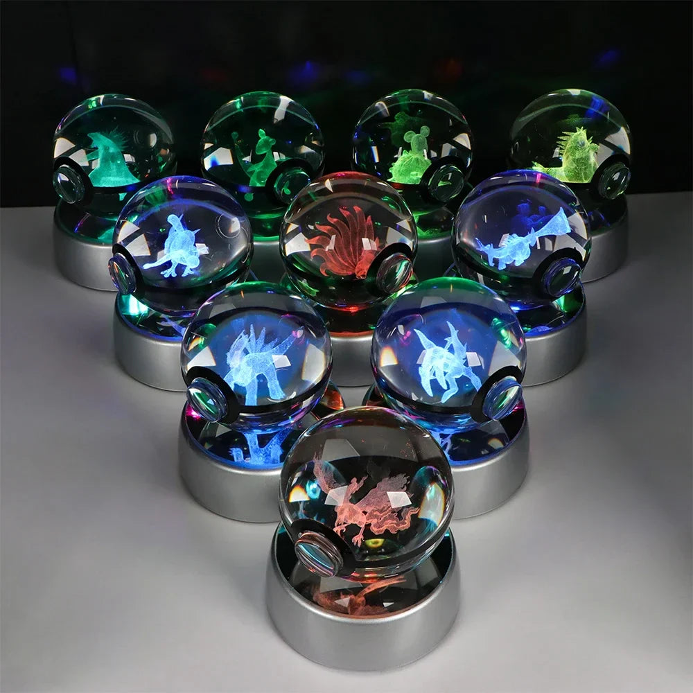 Pokémon 3D Crystal Ball LED Night Light - Image 4