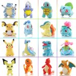 20cm Cute Pokémon Plush Characters Set for Kids