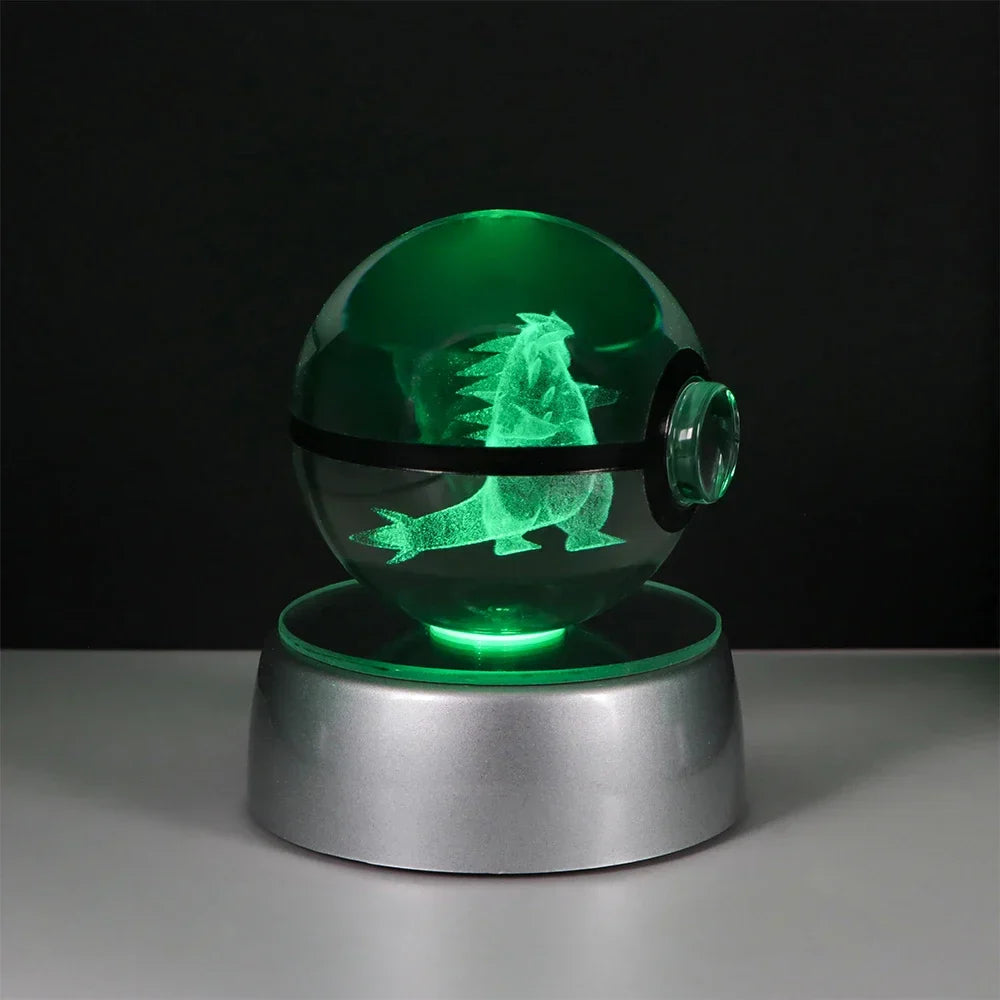 Pokémon 3D Crystal Ball LED Night Light - Image 24
