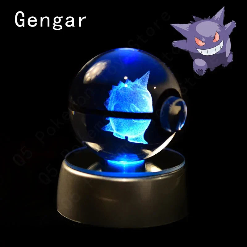 3D Pokémon Crystal Ball with LED Lamp Base - Image 43