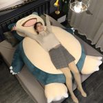 Giant Snorlax Plush Cover Soft Sleeping Bed
