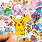 50/100 Pcs Pokémon Fun Stickers Collection