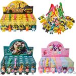 24Pcs Cute Pokémon Anime Keychain Set