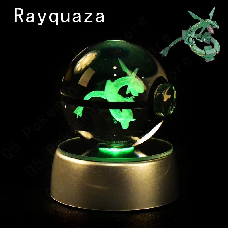 3D Pokémon Crystal Ball with LED Lamp Base - Image 11