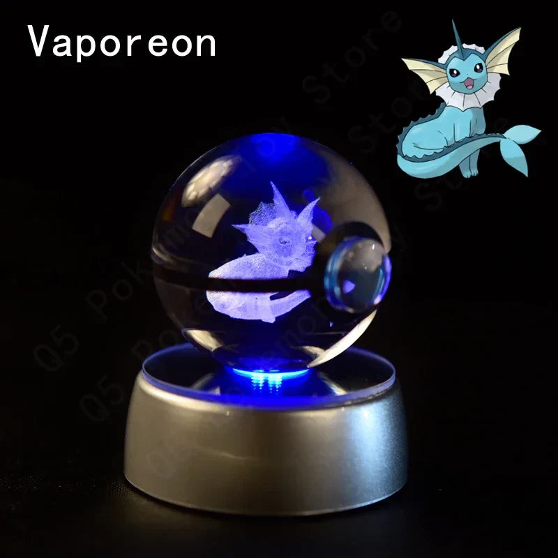 3D Pokémon Crystal Ball with LED Lamp Base - Image 20