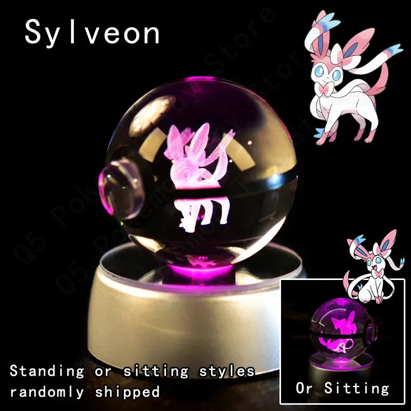 3D Pokémon Crystal Ball with LED Lamp Base - Image 23