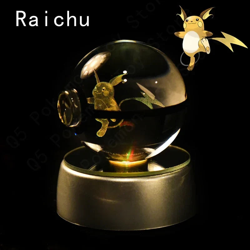 3D Pokémon Crystal Ball with LED Lamp Base - Image 22