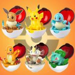 Pokémon 6-Piece Pokéball Action Figure Collectible Set