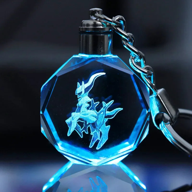 Pikachu Crystal LED Keychain - Image 14