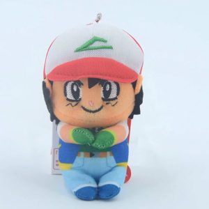Pokémon Ash Ketchum Plush Keychain Collectible Toy