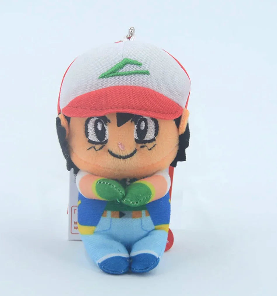 Pokémon Ash Ketchum Plush Keychain Collectible Toy