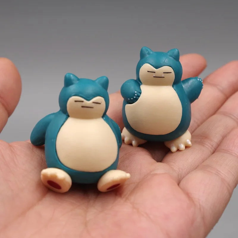 Snorlax Mini Figure Set – 5PCS Kawaii Decor - Image 3