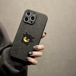 Gengar Laser Leather iPhone Case Protective Cover