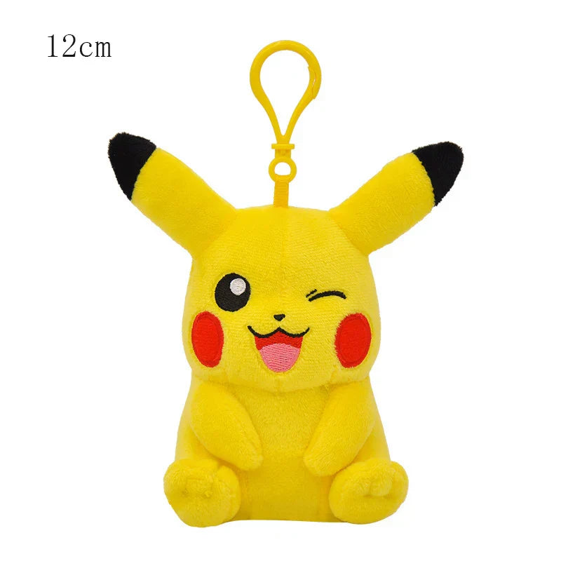 Pikachu & Friends Plush Keychain Collectible Set - Image 4
