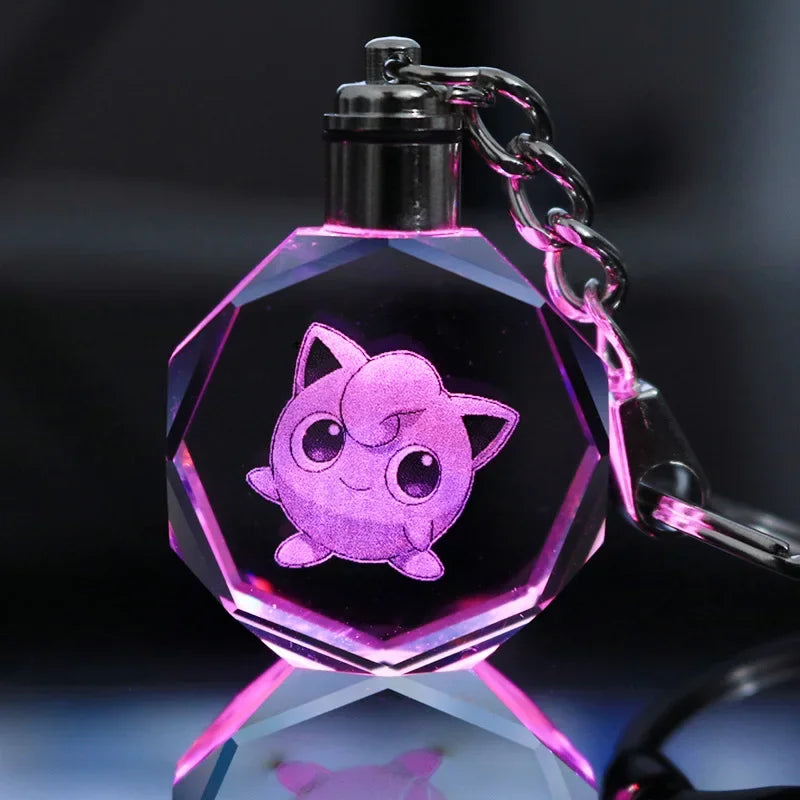 Pikachu Crystal LED Keychain - Image 27