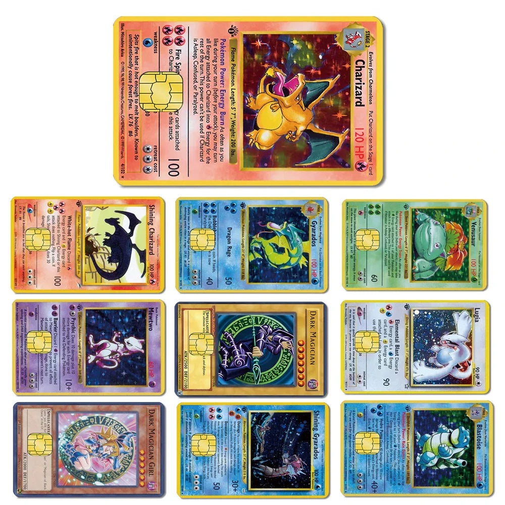 Pokémon Trading Card Protective Skin Decal Set