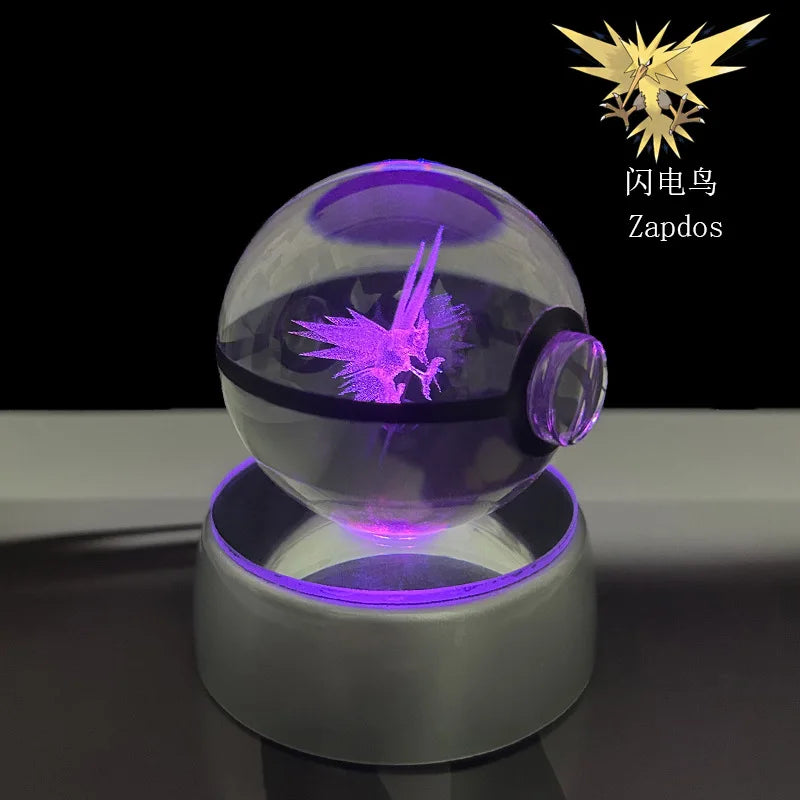 Pokémon 3D Crystal Ball LED Night Light - Image 10
