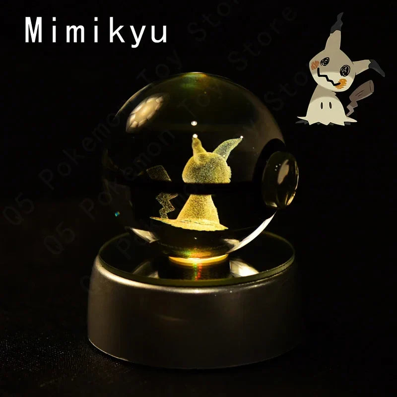 3D Pokémon Crystal Ball with LED Lamp Base - Image 26