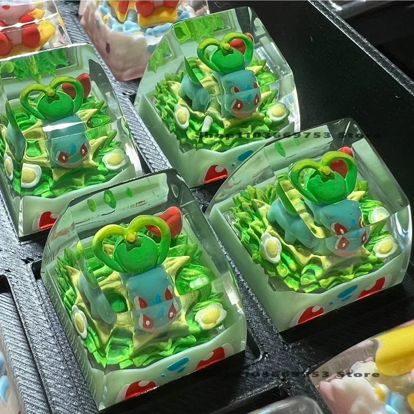 Pokémon 3D Resin Keycaps Mechanical Keyboard Set - Image 5