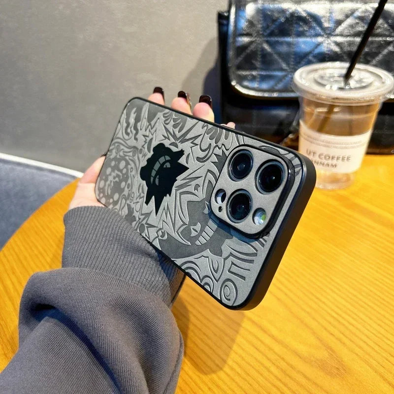 Gengar Laser Leather iPhone Case Protective Cover - Image 4