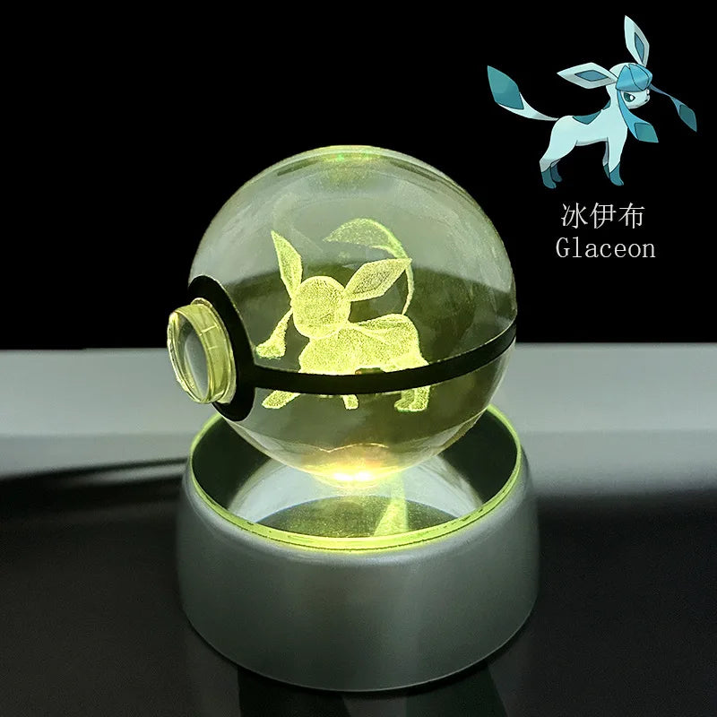 Pokémon 3D Crystal Ball LED Night Light - Image 23