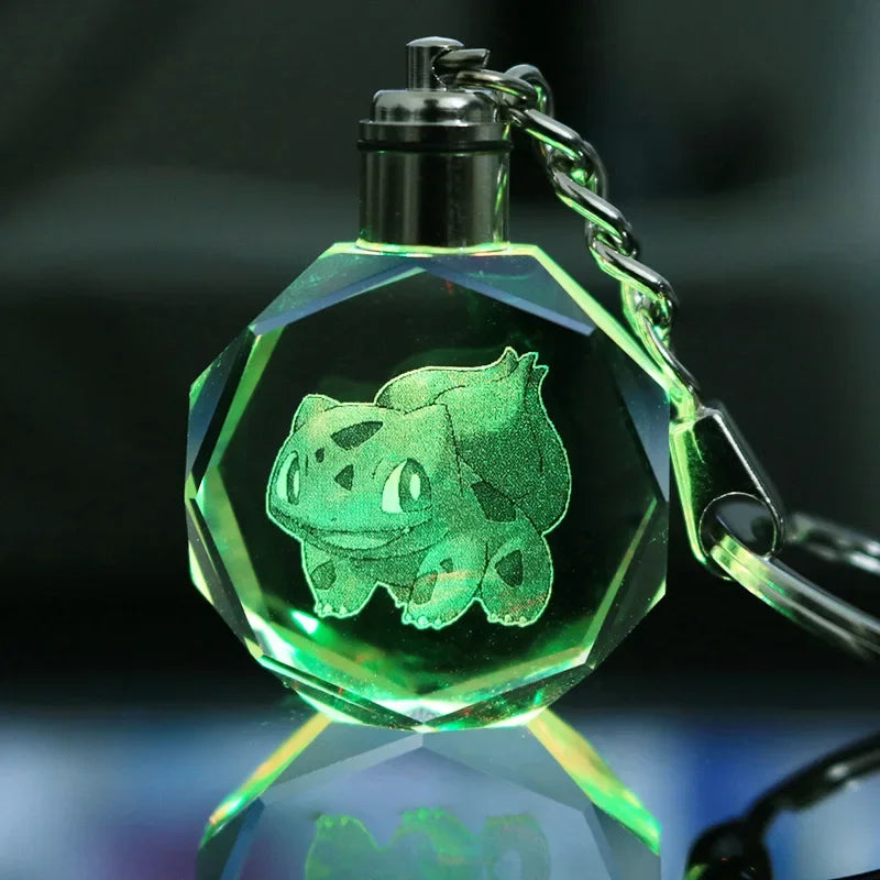 Pikachu Crystal LED Keychain - Image 18