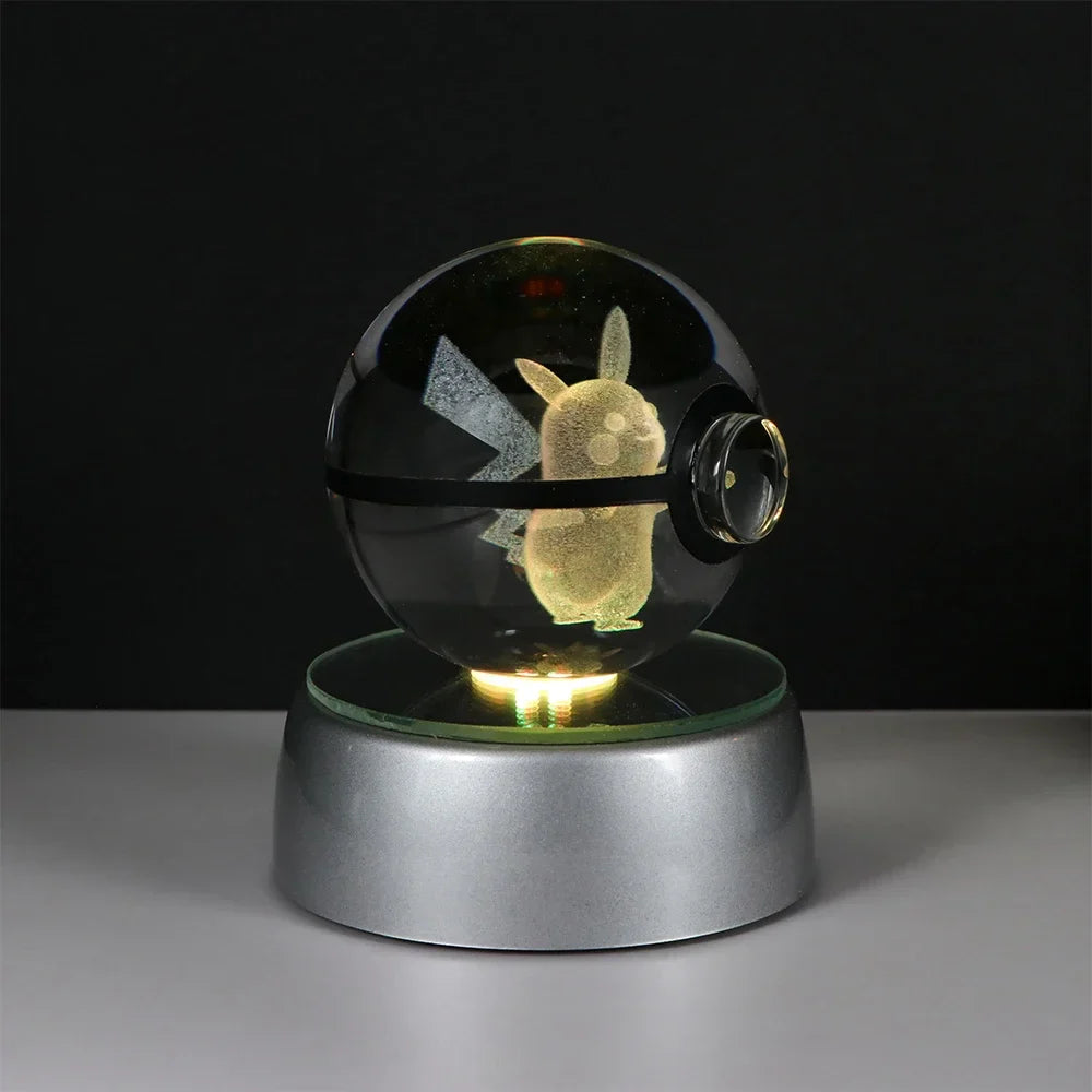 Pokémon 3D Crystal Ball LED Night Light - Image 8