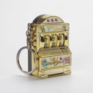 Mini Pokémon Slot Machine Keychain Collectible Toy