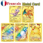 Metal Pocket Monster Cards Collectible Trading Set