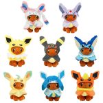 Eevee Evolution Plush Toy Collector’s Figure Set