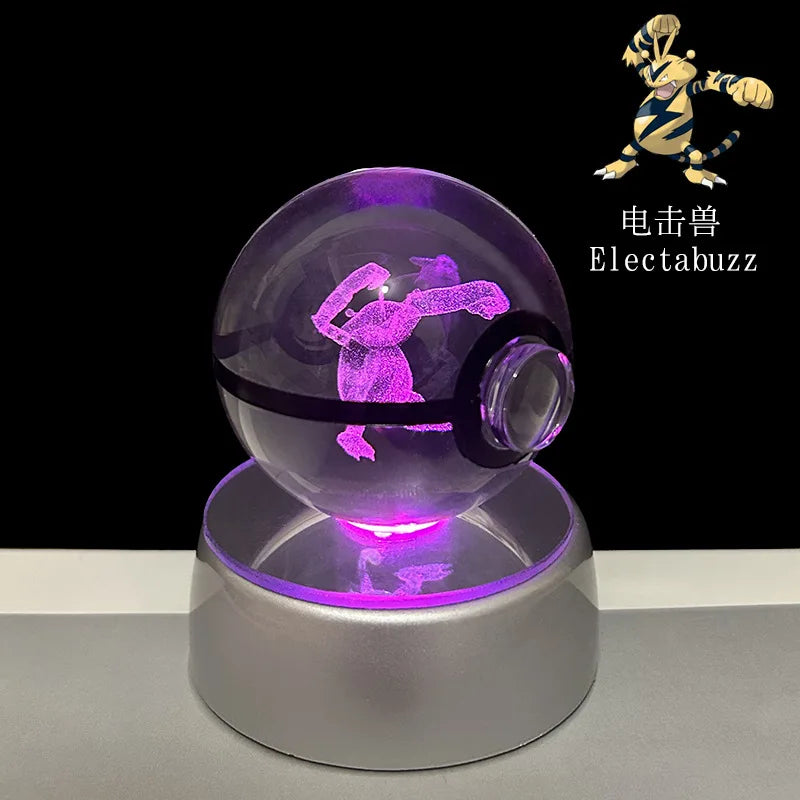 Pokémon 3D Crystal Ball LED Night Light - Image 26