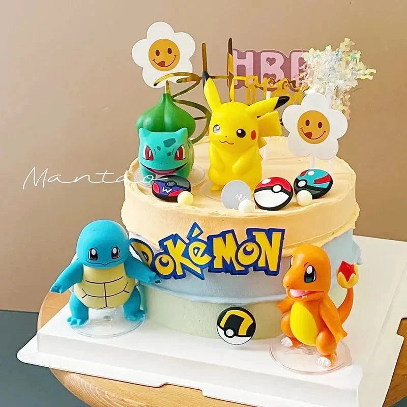 13pcs Pokémon Cartoon Cake Topper Toy Figures - Image 3