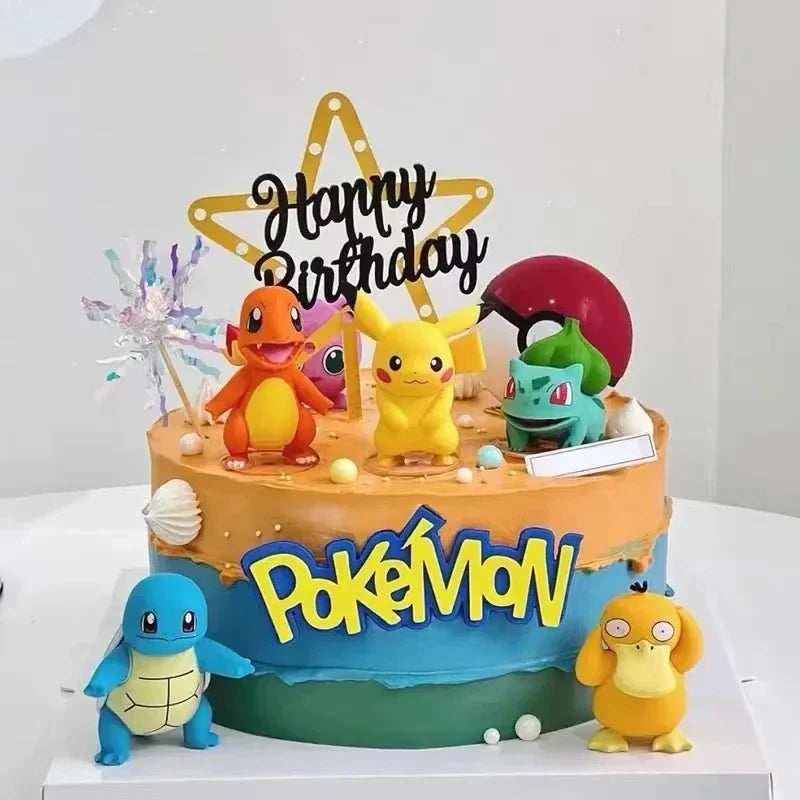 13pcs Pokémon Cartoon Cake Topper Toy Figures - Image 2
